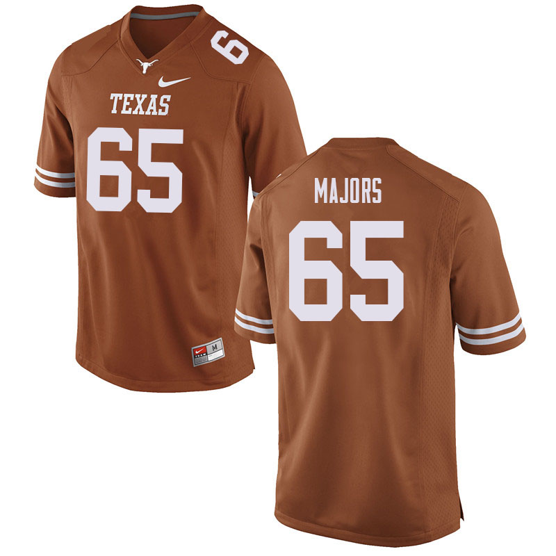 Men #65 Jake Majors Texas Longhorns College Football Jerseys Sale-Orange